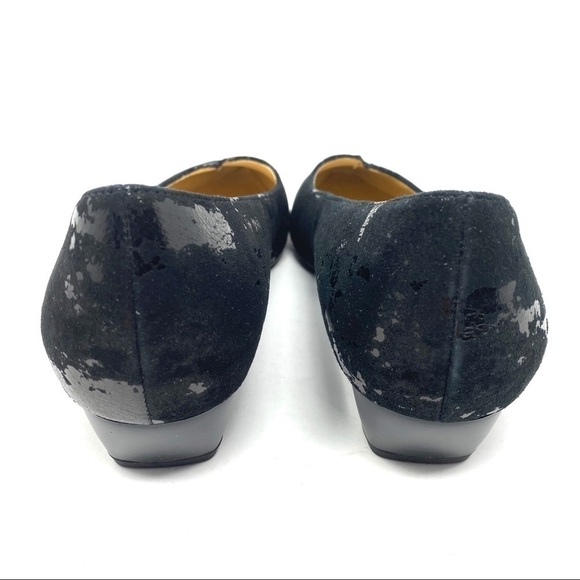 Gabor 95.130.60 metallic black suede pumps - Picture 7 of 9